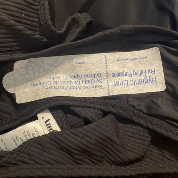 Andie The Amalfi One Piece LT Swimsuit Rib Black size S Tall NWT - Picture 6 of 7